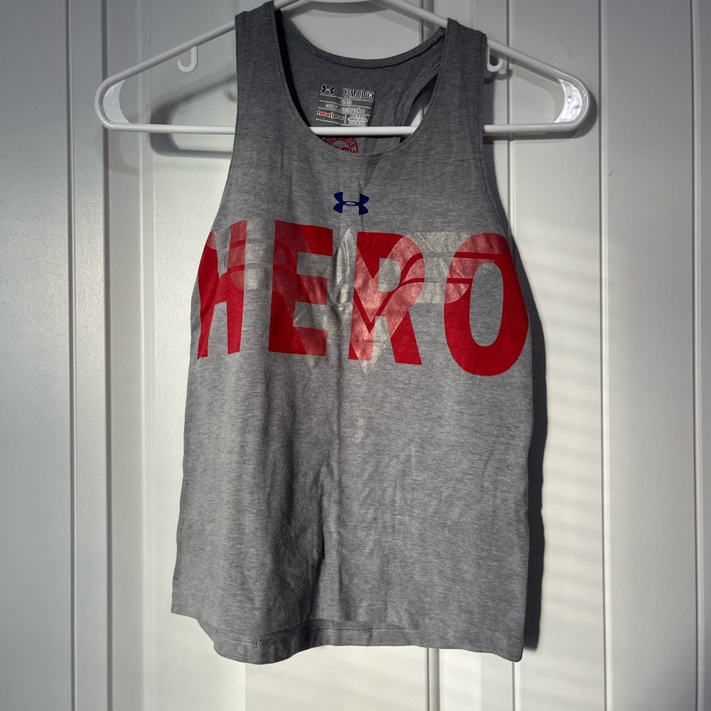 Youth unisex under Armour muscle tank top